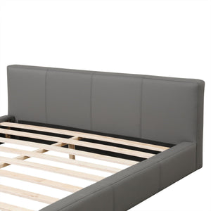 Stylish Upholstered Bed With Birch Wood Frame - Best Buy Furniture