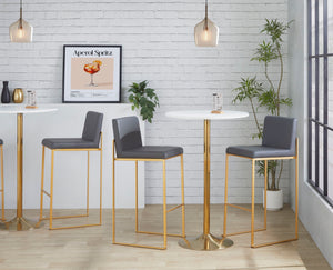 Fuji - Contemporary Design High Back Barstool