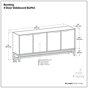 Banting - Door Sideboard Buffet
