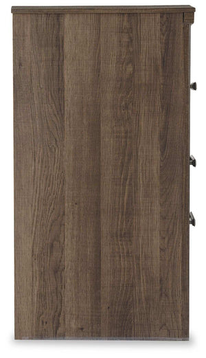 Juararo - Two Drawer Night Stand - Dark Brown - Best Buy Furniture