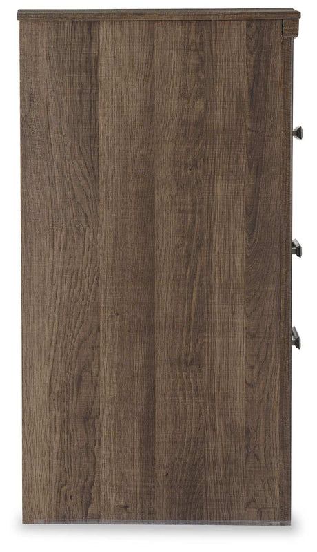 Juararo - Two Drawer Night Stand - Dark Brown - Best Buy Furniture