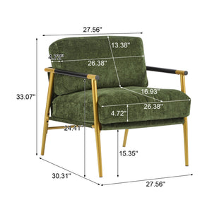 Modern Accent Chair With Plush Cushions, Cozy Seating - Best Buy Furniture