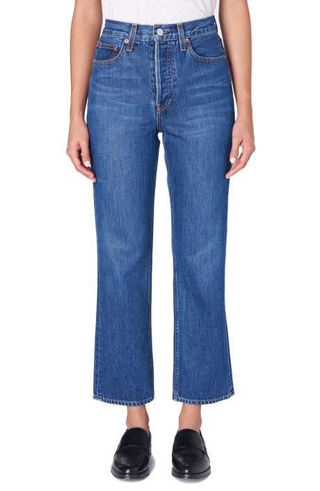 Women's Trave Gia High Waist Ankle Straight Leg Jeans