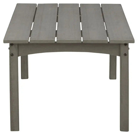 Visola - Rectangular Cocktail Table - Gray - Best Buy Furniture