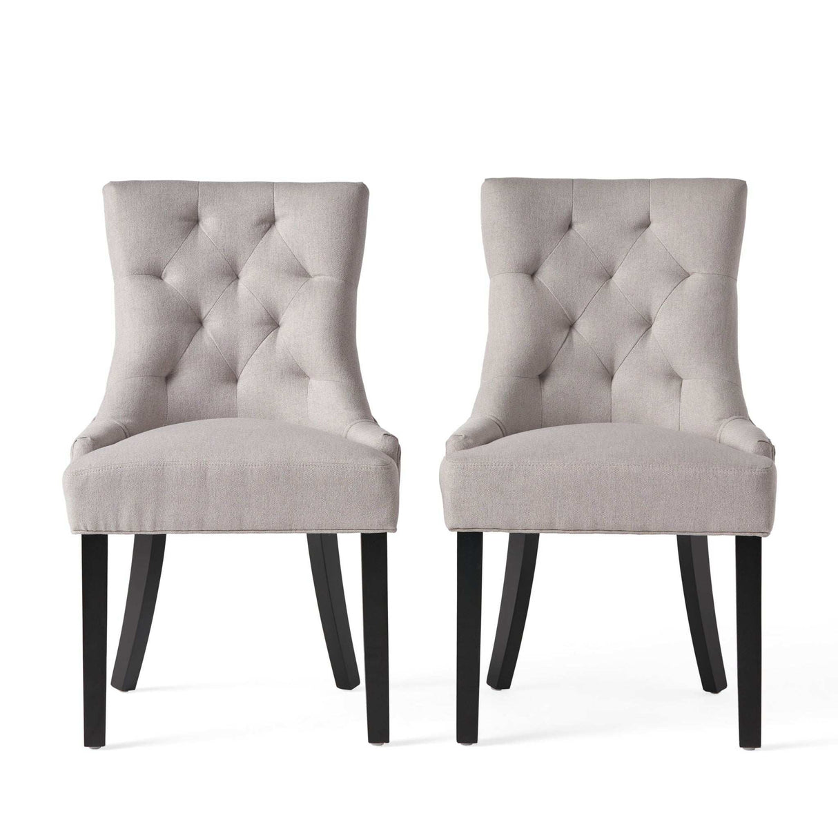 Contemporary Cheney Dining Chair Set With Tufted Design - Best Buy Furniture