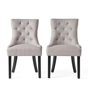 Contemporary Cheney Dining Chair Set With Tufted Design - Best Buy Furniture