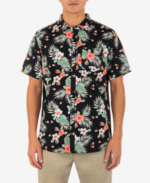 Hurley Men's Wedge Short Sleeve Button-Up Shirt