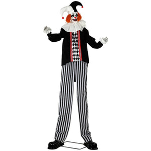 Frightening Giant Clown Prop with Realistic Facial Expressions