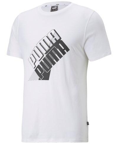 Puma Men's Logo Crewneck Graphic T-Shirt