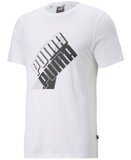 Puma Men's Power Logo Graphic Short Sleeve T-Shirt