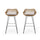 Outdoor Rattan Bar Chair With Metal Legs - Best Buy Furniture