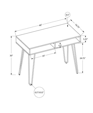 Computer Desk, Home Office, Laptop, Left And Right Set-Up, Storage Drawers, Work, Contemporary, Modern - Best Buy Furniture