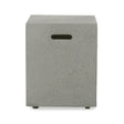 Modern Tank Holder Side Table With Smooth Concrete Surface - Best Buy Furniture