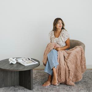 Faux Fur Throw Blankets by Saranoni
