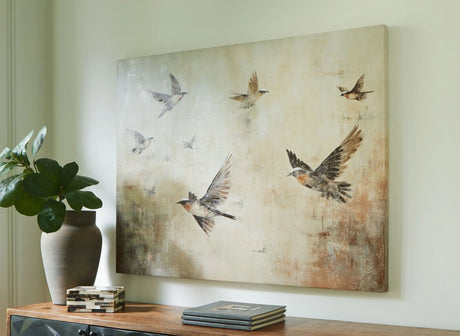 Collmund - Wall Art - Gray / Brown - Best Buy Furniture