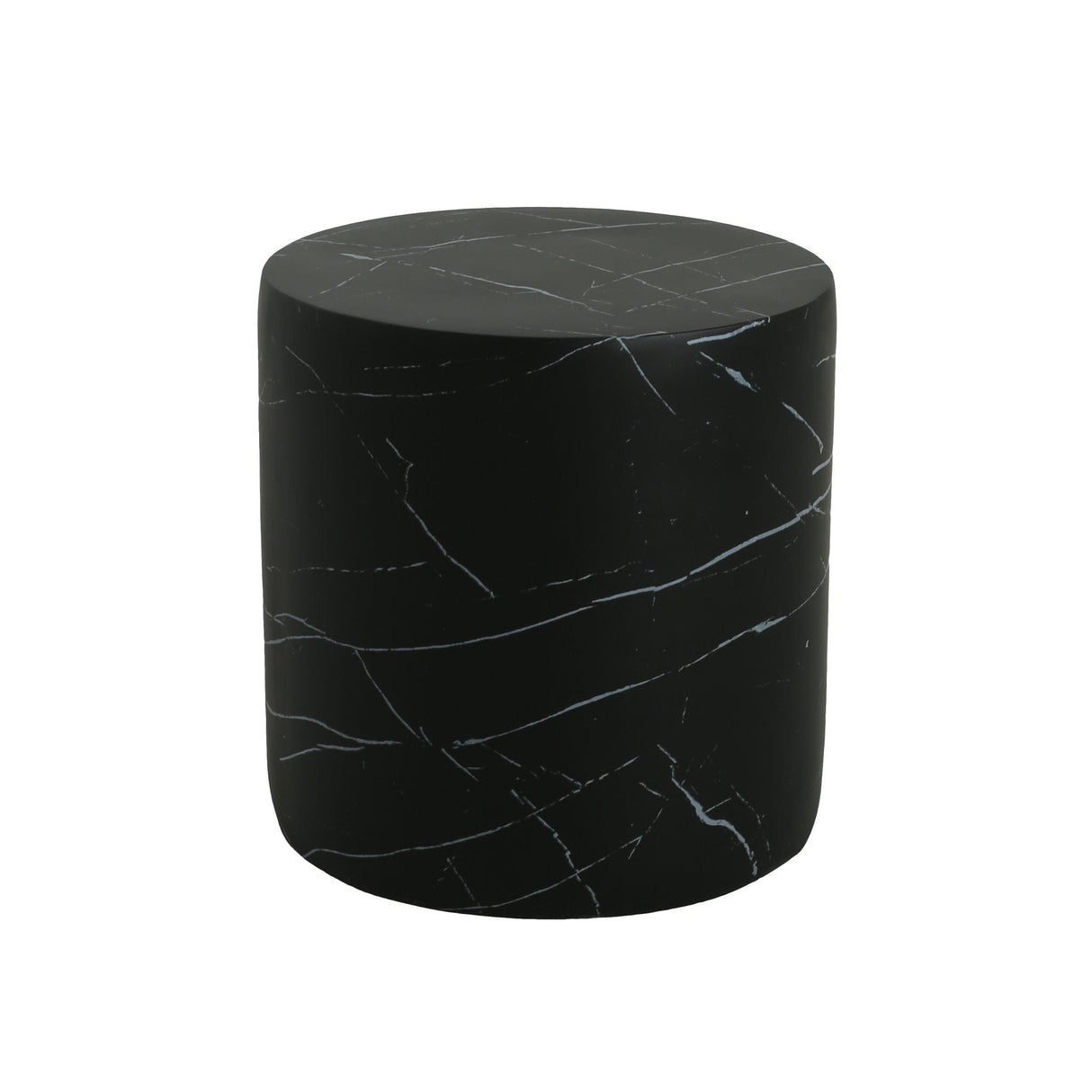 Cylindrical Design, Outdoor Lightweight Concrete Side Table
