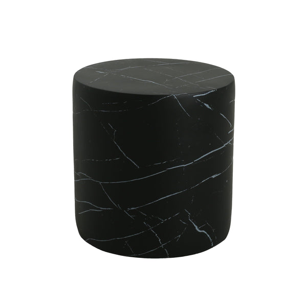 Cylindrical Design, Outdoor Lightweight Concrete Side Table
