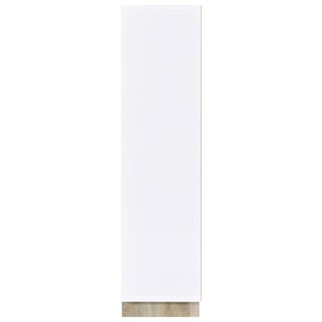 Geilys - 8 Shelf Bookcase With Arch Details - White