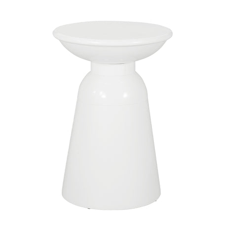 Outdoor Modern Metal End Large Table