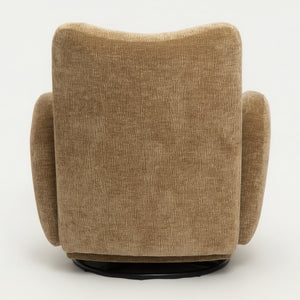 360° Swivel Chair Accent Chair - Dark Camel