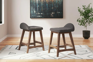 Lyncott - Upholstered Barstool (Set of 2) - Best Buy Furniture