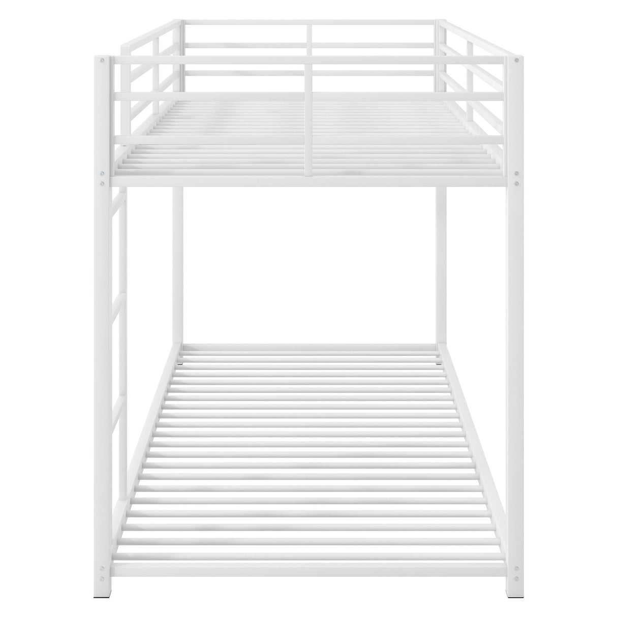 Metal Bunk Bed, Low Bunk Bed With Ladder