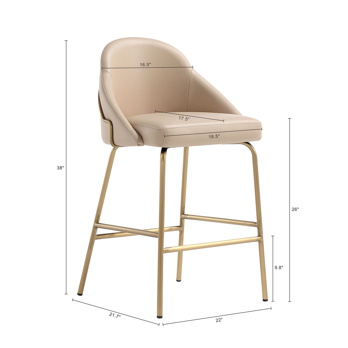 Gracie - Counter Stool