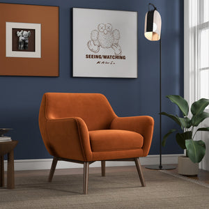 Panom Burnt Velvet Chair