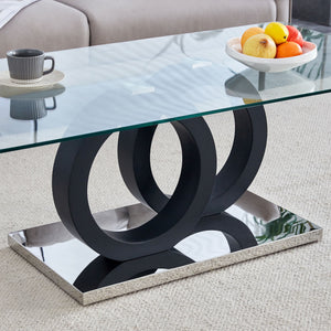 Minimalist Coffee Table - Black