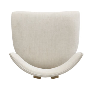 26" Counter Height Bar Stool, Upholstered Counter Stools (Set of 2) - Light Ash + Beige