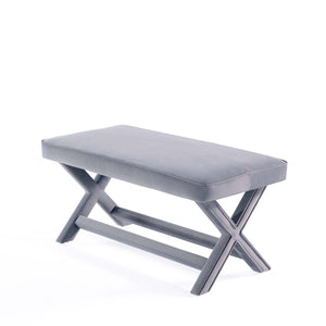 Abigail - Accent Bench With Piped Cushion