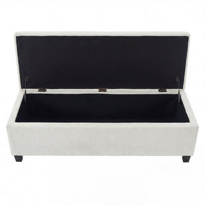 Upholstered Storage Ottoman Bench