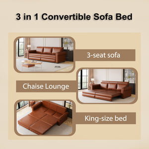 Chesterfield Sofa & Pull Out Bed