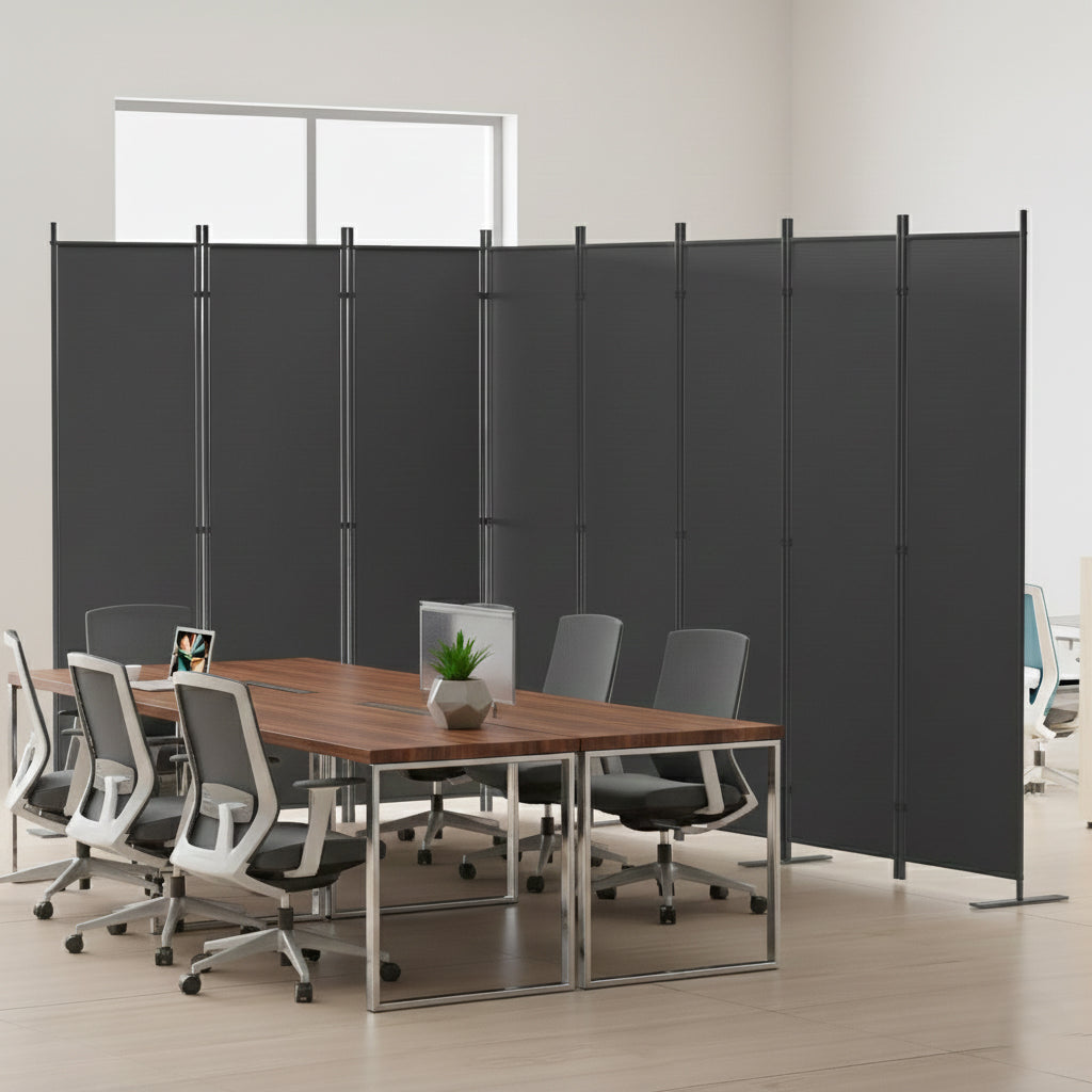 8-Panel Folding Privacy Screen