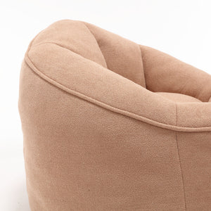 Bedding Bean Bag Sofa Chair High Pressure Foam With Footrest