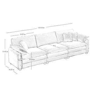 Mira 3 Seater Sofa