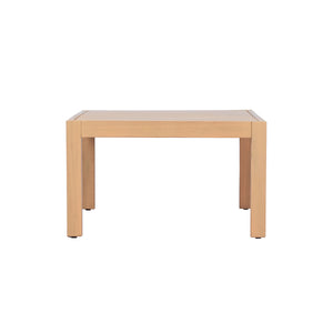 47.24" Outdoor Patio Acacia Solid Wood Coffee Table (Light Teak)