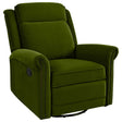 360 Degrees Swivel Recliner Manual Rocking Recliner Home With Adjustable Backrest - Best Buy Furniture