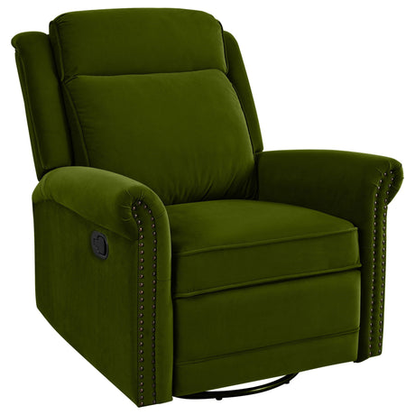 360 Degrees Swivel Recliner Manual Rocking Recliner Home With Adjustable Backrest - Best Buy Furniture