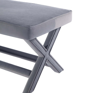Abigail - Accent Bench With Piped Cushion