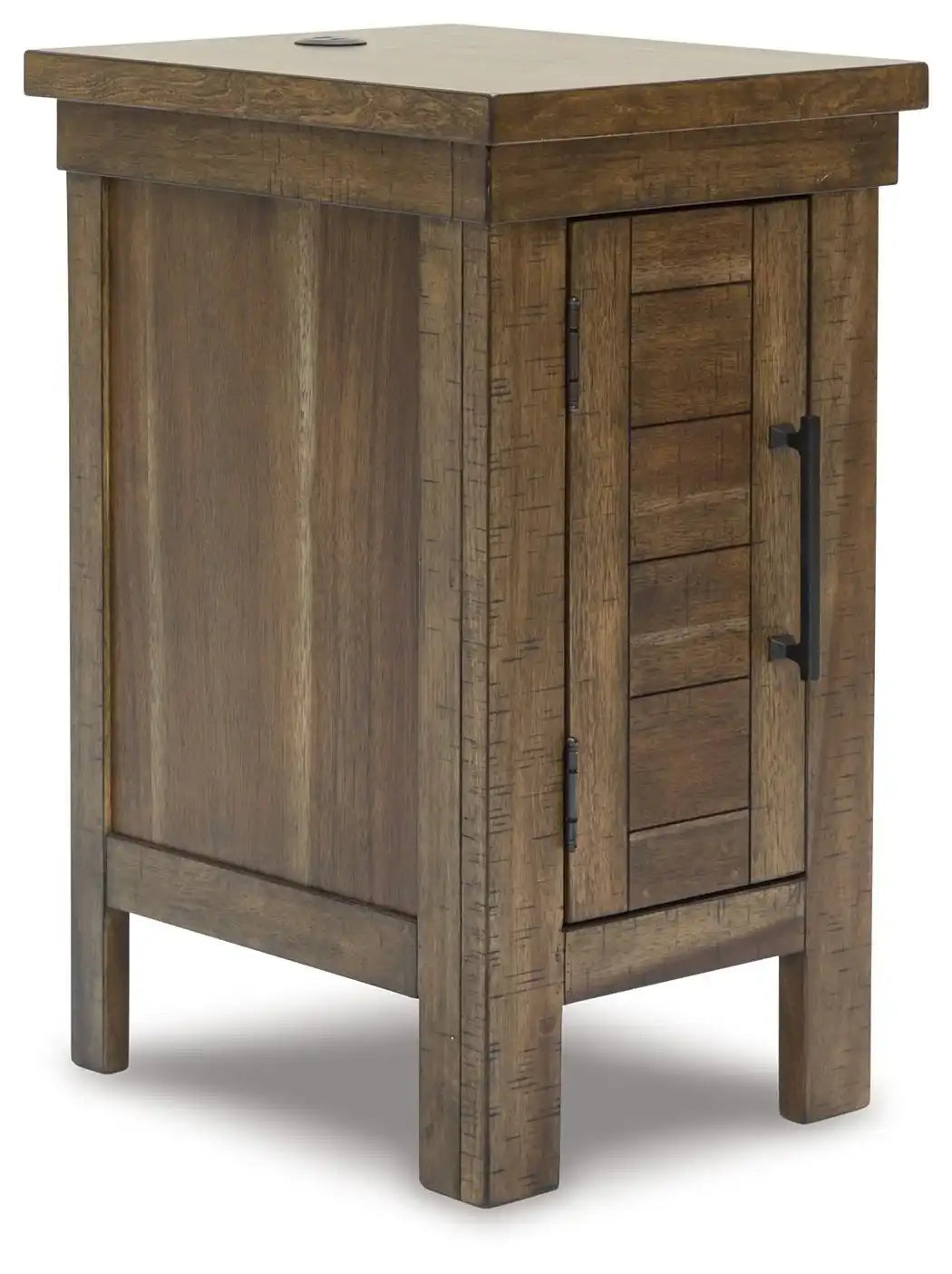 Moriville - Chair Side End Table - Grayish Brown - Best Buy Furniture