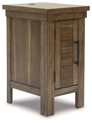 Moriville - Chair Side End Table - Grayish Brown - Best Buy Furniture