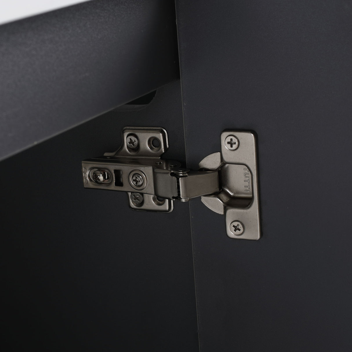 Contemporary Wall Mounted Bathroom Vanity With Resin Double Sink