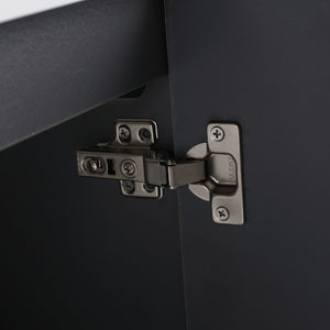 Contemporary Wall Mounted Bathroom Vanity With Resin Double Sink