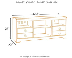 Willowton - TV Stand With Fireplace Option - Best Buy Furniture