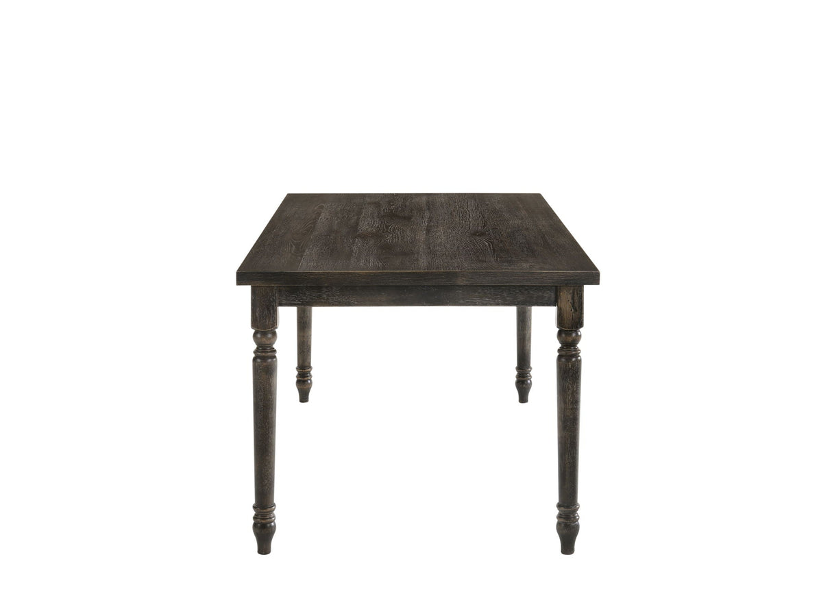 Claudia II - Weathered Dining Table - Gray - Best Buy Furniture