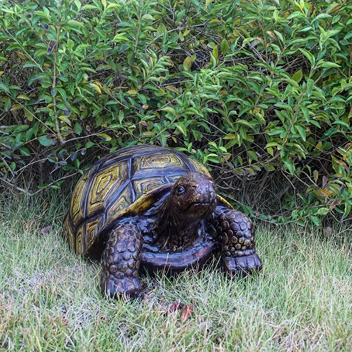 21.3" Large 3D Turtle Statue, Realistic Resin Garden Sculpture with Intricate Shell Design, Weather-Resistant Indoor & Outdoor Decor for Lawn, Balcony, Patio, Unique Home Gift & Landscape Art