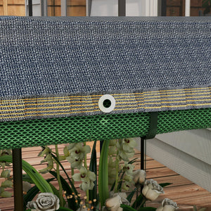 Outsunny Galvanized Raised Garden Bed with Crop Cage and Shade Cloth