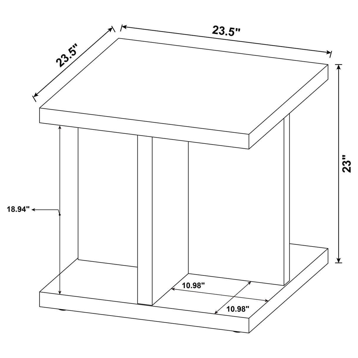 Metron - Coffee And End Table Set