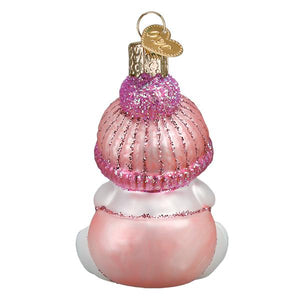 Snow Baby Girl Ornament